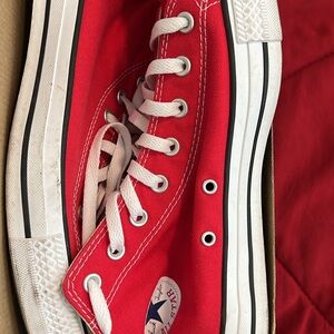 Red Converse All Star Sneakers